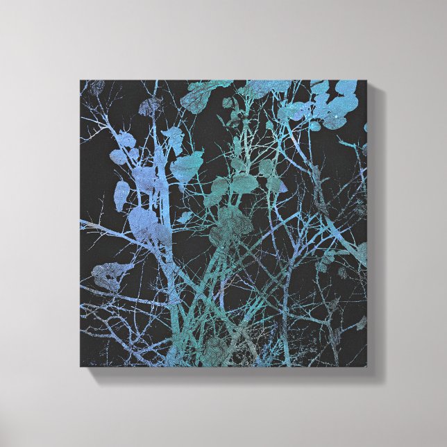 Lienzo Invierno Azul (Anverso)