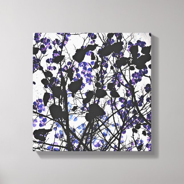Lienzo Invierno Azul (Anverso)