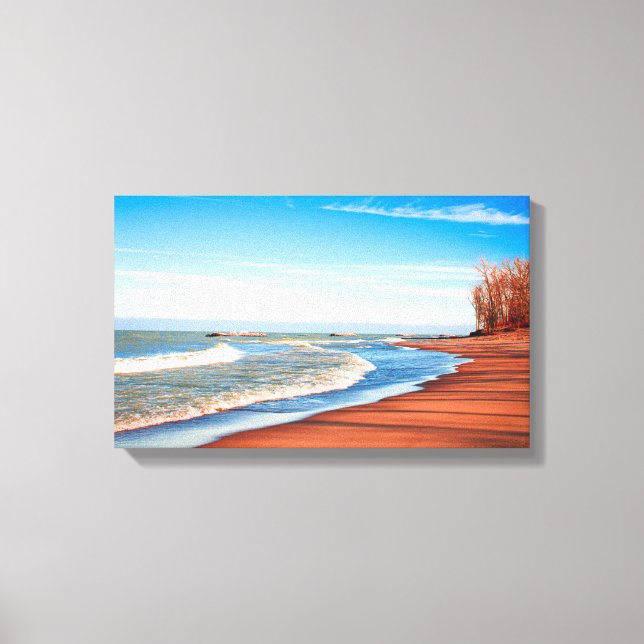 Lienzo Invierno de Presque Isle (Anverso)