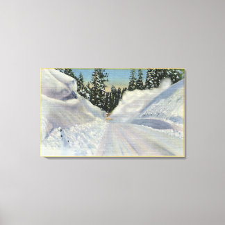 Lienzo Invierno del Snogo "Snogo" de la nieve de vaca