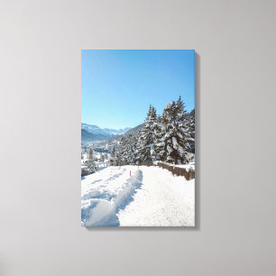 Lienzo Invierno en St. Moritz
