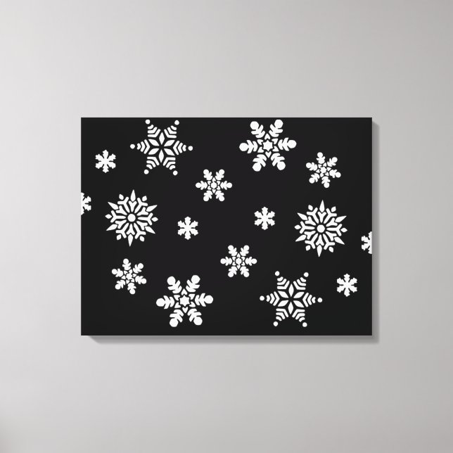 LIENZO INVIERNO SNOWFLAKES (Anverso)