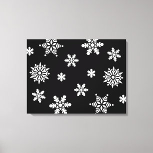 LIENZO INVIERNO SNOWFLAKES