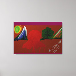 Lienzo Invisible Girl Trapped in Another Universe