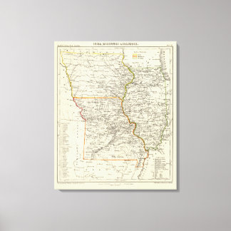 Lienzo Iowa, Missouri e Illinois