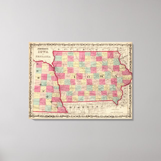 Lienzo Iowa y Nebraska (Anverso)