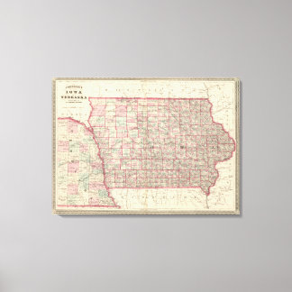 Lienzo Iowa y Nebraska 2