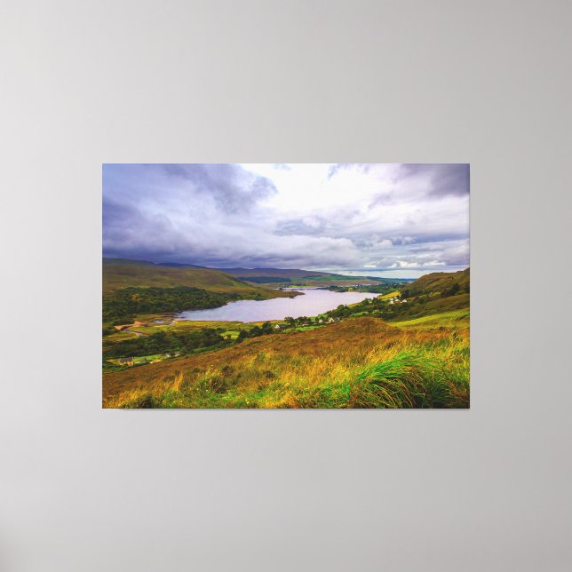 Lienzo Ireland's "Heavenly Glen": Mystical Dunlewey Lough (Anverso)