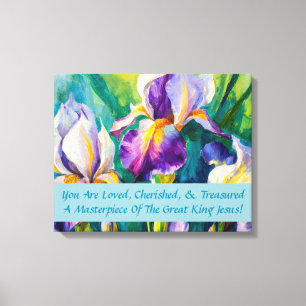 Lienzo Iris Elegance Stretching Canvas Print
