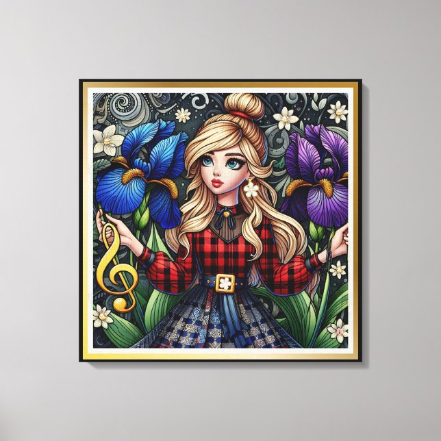 Lienzo Iris Entre La Sinfonía Dorada (Anverso)