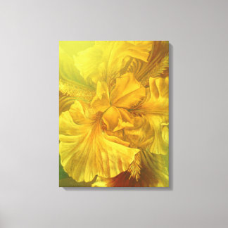 Lienzo Iris interior belleza cálida pintura amarilla