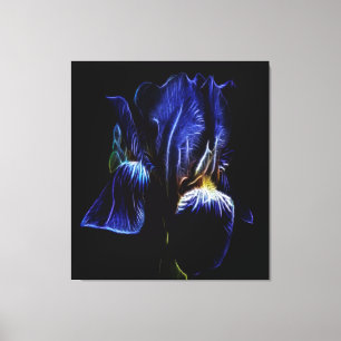 Lienzo Iris morado