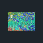Lienzo Irises, 1889 por Vincent van Gogh<br><div class="desc">Irises,  1889 por Vincent van Gogh. Vincent Willem van Gogh fue un pintor holandés post-impresionista que póstumamente se convirtió en una de las figuras más famosas e influyentes en la historia del arte occidental.</div>