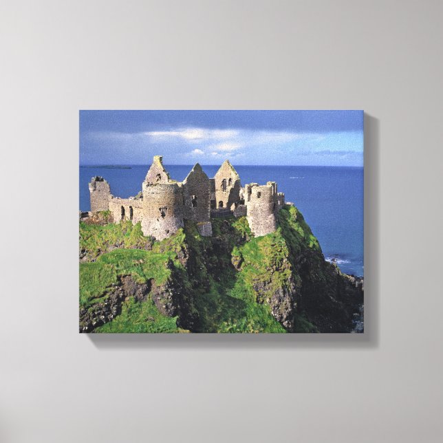 Lienzo Irlanda del Norte, condado de Antrim, Dunluce (Anverso)