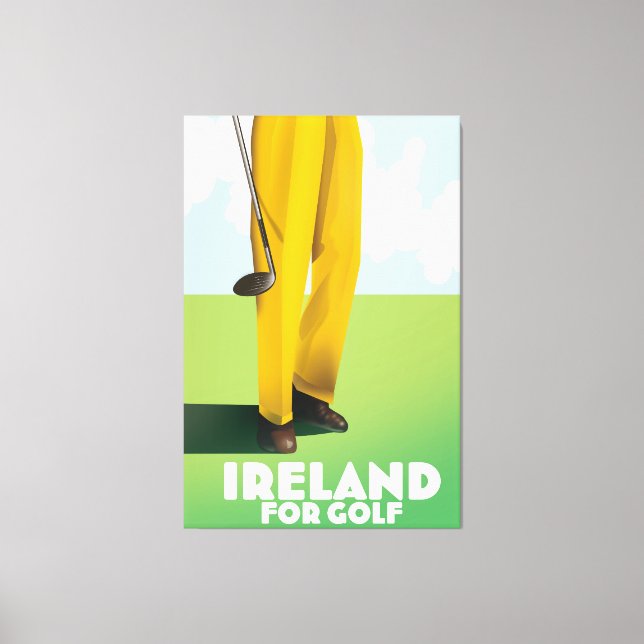 Lienzo Irlanda Para Golf (Anverso)