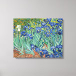 Lienzo Irlandeses | Vincent Van Gogh<br><div class="desc">Irises (1889) del artista holandés post-impresionista Vincent Van Gogh. El paisaje original es un óleo sobre lienzo que muestra un jardín de flores de iris florecientes. Utilice las herramientas de diseño para agregar texto personalizado o personalizar la imagen.</div>