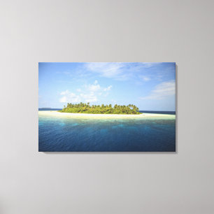 Lienzo Isla Baughagello, atolón de Huvadhoo del Sur, 3