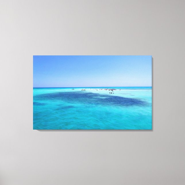 Lienzo Isla Blanca en el Mar Rojo (Anverso)