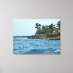 Lienzo ISLA CARRIBEANA #1 EN CANVAS 20 "x 16"