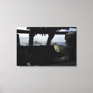 Lienzo Isla de Farallon del acercamiento de las