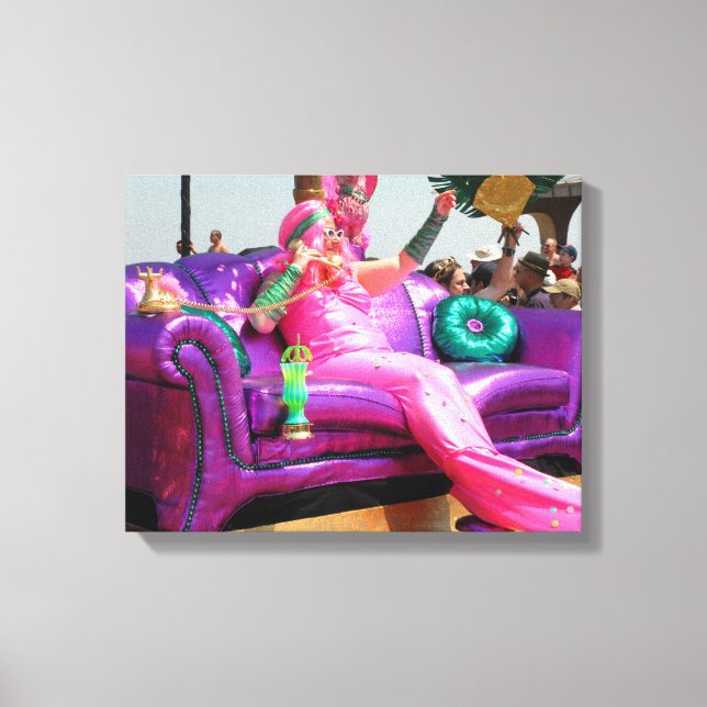 Lienzo Isla de la sirena Coney (Anverso)