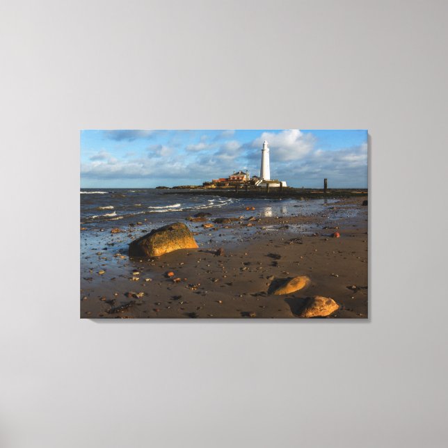 Lienzo Isla De Santa María | Whitley, Inglaterra (Anverso)