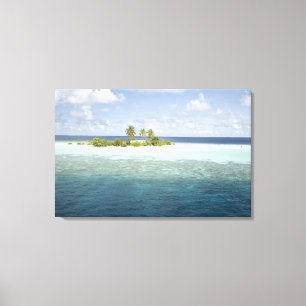 Lienzo Isla Dhiggiri, Atolón de Ari Sur, Maldivas,
