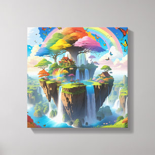 Lienzo Isla flotante