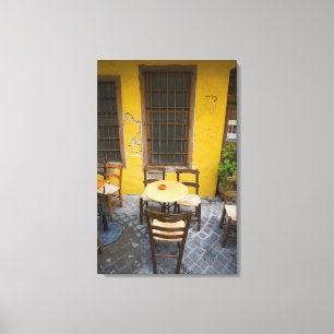 Lienzo Isla griega de Creta y casco antiguo de Chania 3