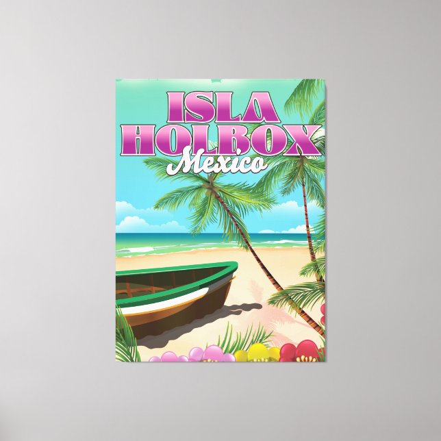Lienzo Isla Holbox México (Anverso)