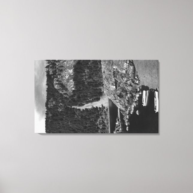 Lienzo Isla Lummi, WA - Lummi Rocks View with Row (Anverso)