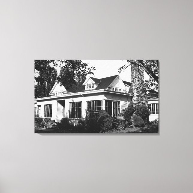 Lienzo Isla Lummi, WA - Ver Loganita Lodge Photograp (Anverso)