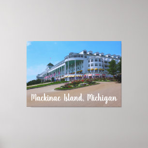 Lienzo Isla Michigan de Mackinac
