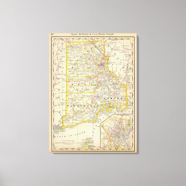 Lienzo Isla Rhode (Anverso)