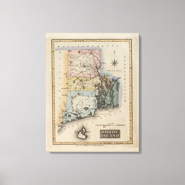 Lienzo Isla Rhode 7 (Anverso)
