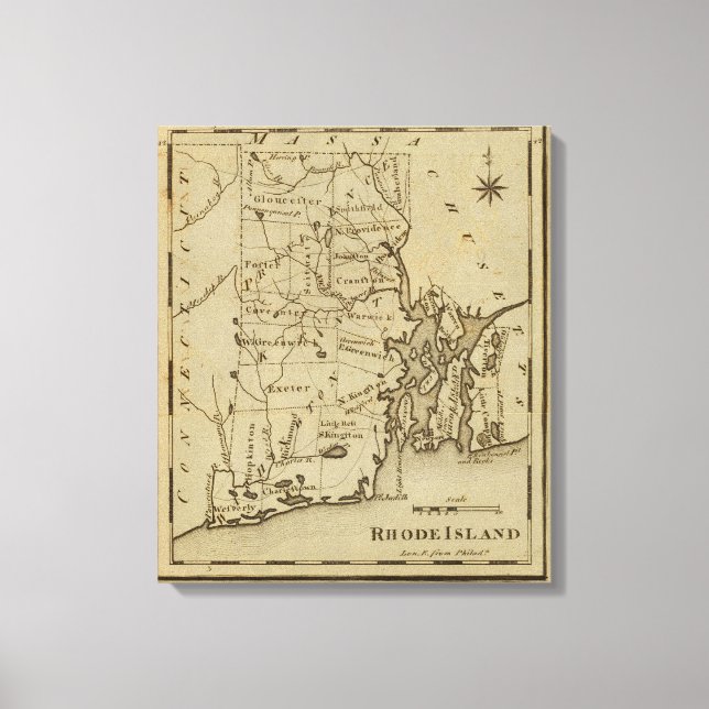 Lienzo Isla Rhode 8 (Anverso)