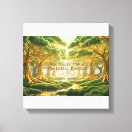 Lienzo Islamic Wall Decor- Religious Trees Of Jannah