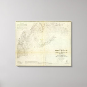 Lienzo Island E, W de capitán