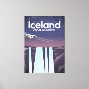 Lienzo Islandia "¡Por aventura!"