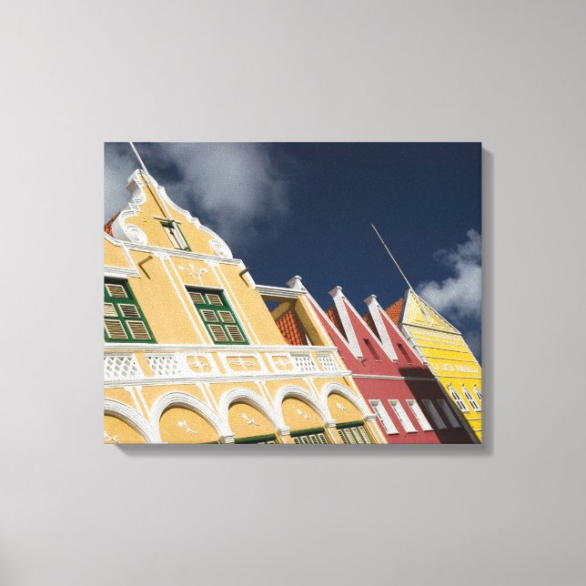 Lienzo Islas ABC, CURACAO, Willemstad: Punda (Anverso)