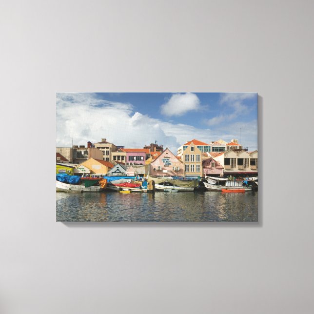 Lienzo Islas ABC, CURAZAO, Willemstad: Punda, (Anverso)