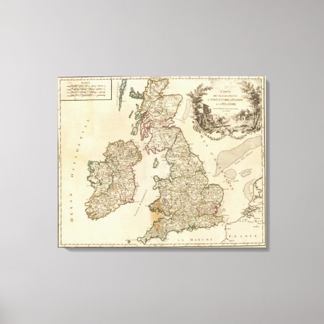 Lienzo Islas Británicas 3 (Anverso)