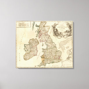 Lienzo Islas británicas 3