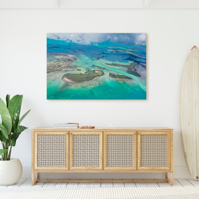 Lienzo Islas clave del oeste de Florida desde el cielo (Subido por el creador)