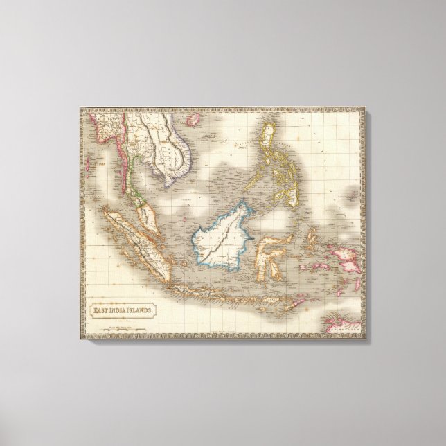 Lienzo Islas del Este de India (Anverso)