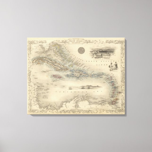 Lienzo Islas del oeste de la India 3 (Anverso)