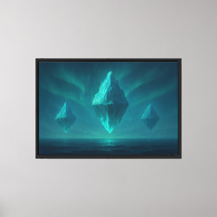 Lienzo Islas Glaciares Flotantes