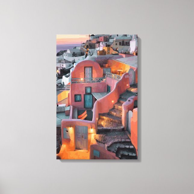 Lienzo Islas griegas (Anverso)