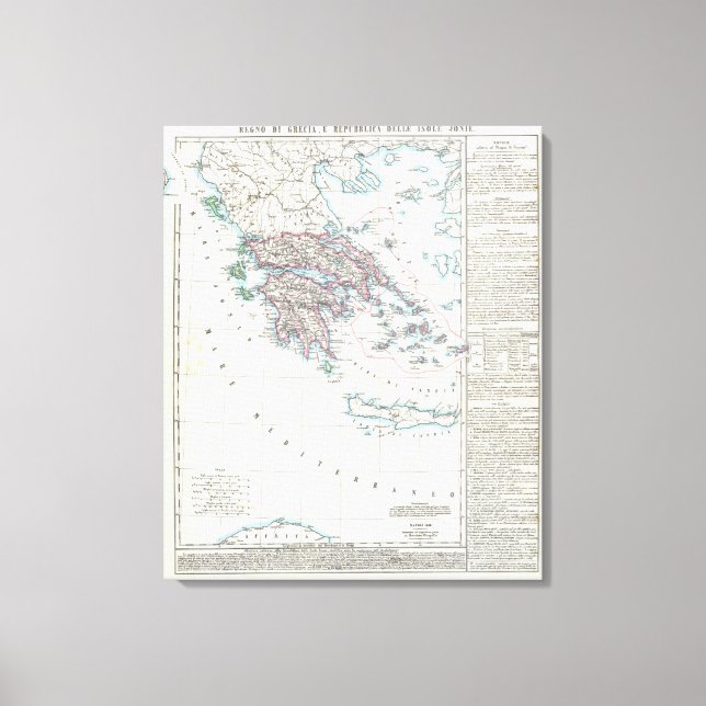 Lienzo Islas Jónicas, Grecia (Anverso)
