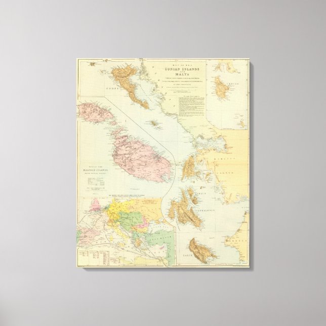 Lienzo Islas Jónicas, Malta (Anverso)